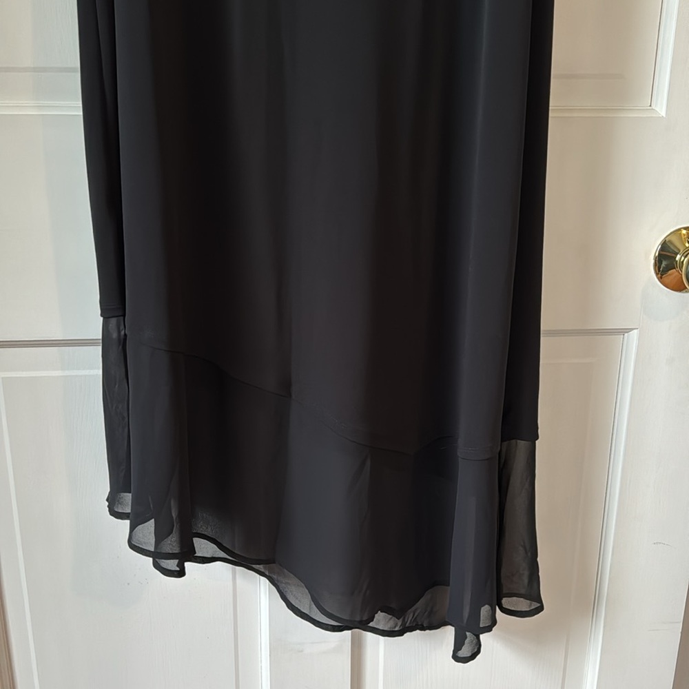 Lane Bryant Black Maxi Dress 18/20. EUC - Picture 7 of 9